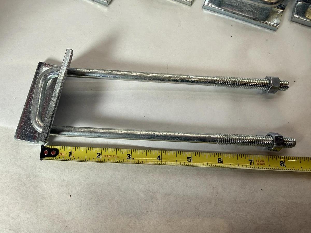 Florida Strut to Beam Clamp w Square U-Bolt BC680000EG 8-1/4" EG  (NEW - Qty 25)