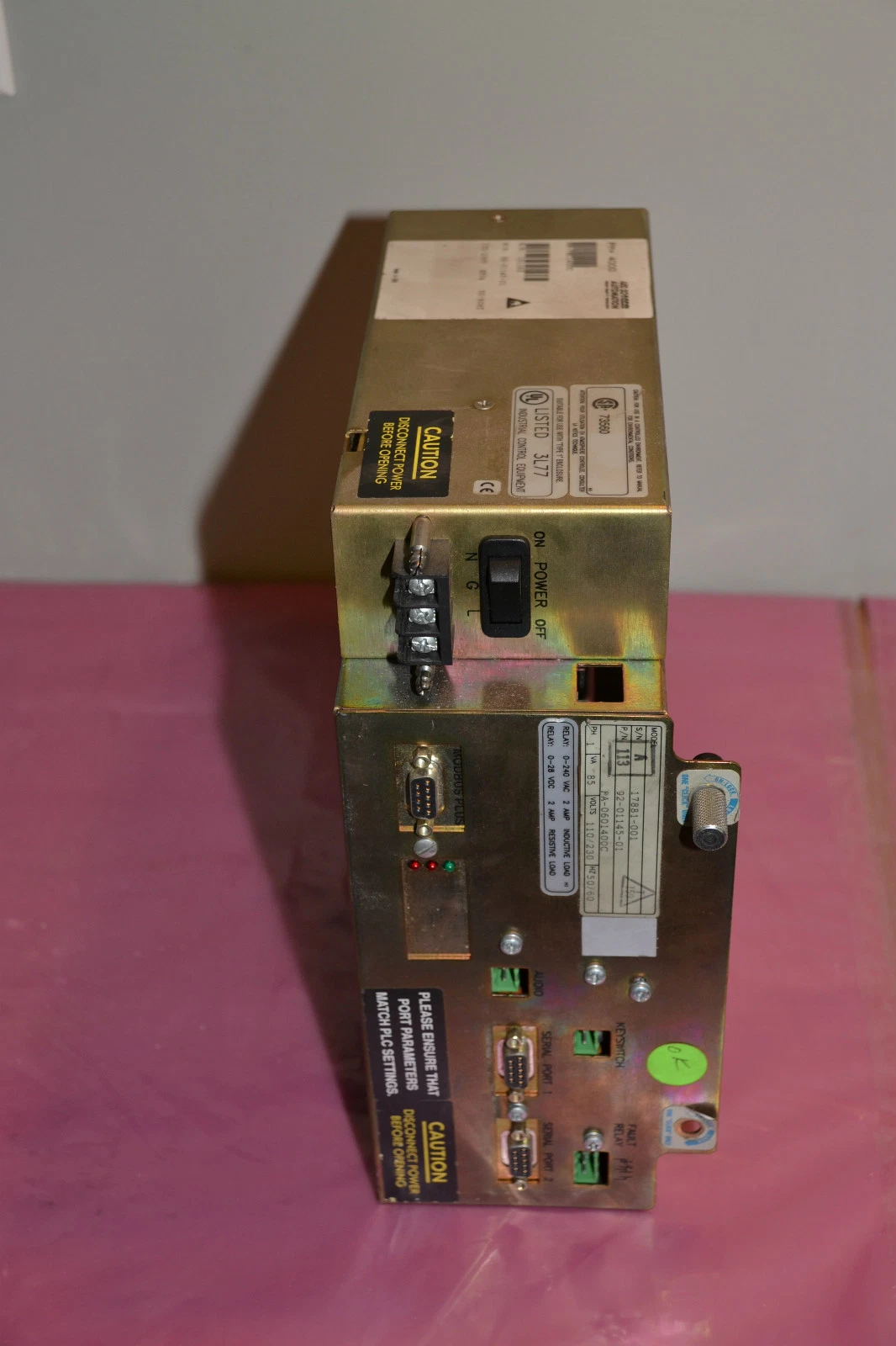 Used Modicon AEG Schneider MM-PMC1400C MM PMC1400C MMPMC1400C 92-01145-01
