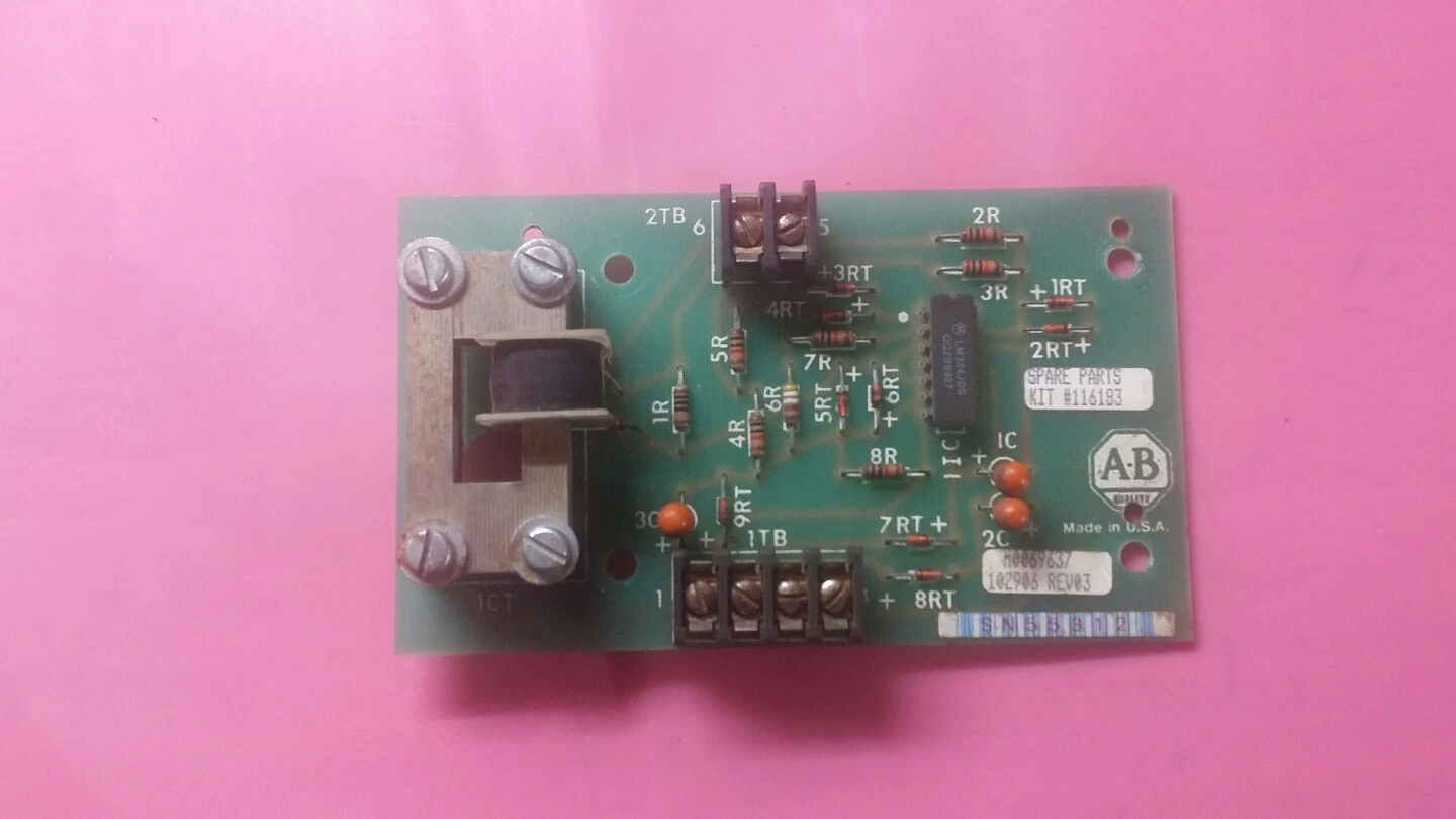 Used Allen Bradley 102906 Circuit Board Rev 03, 116183