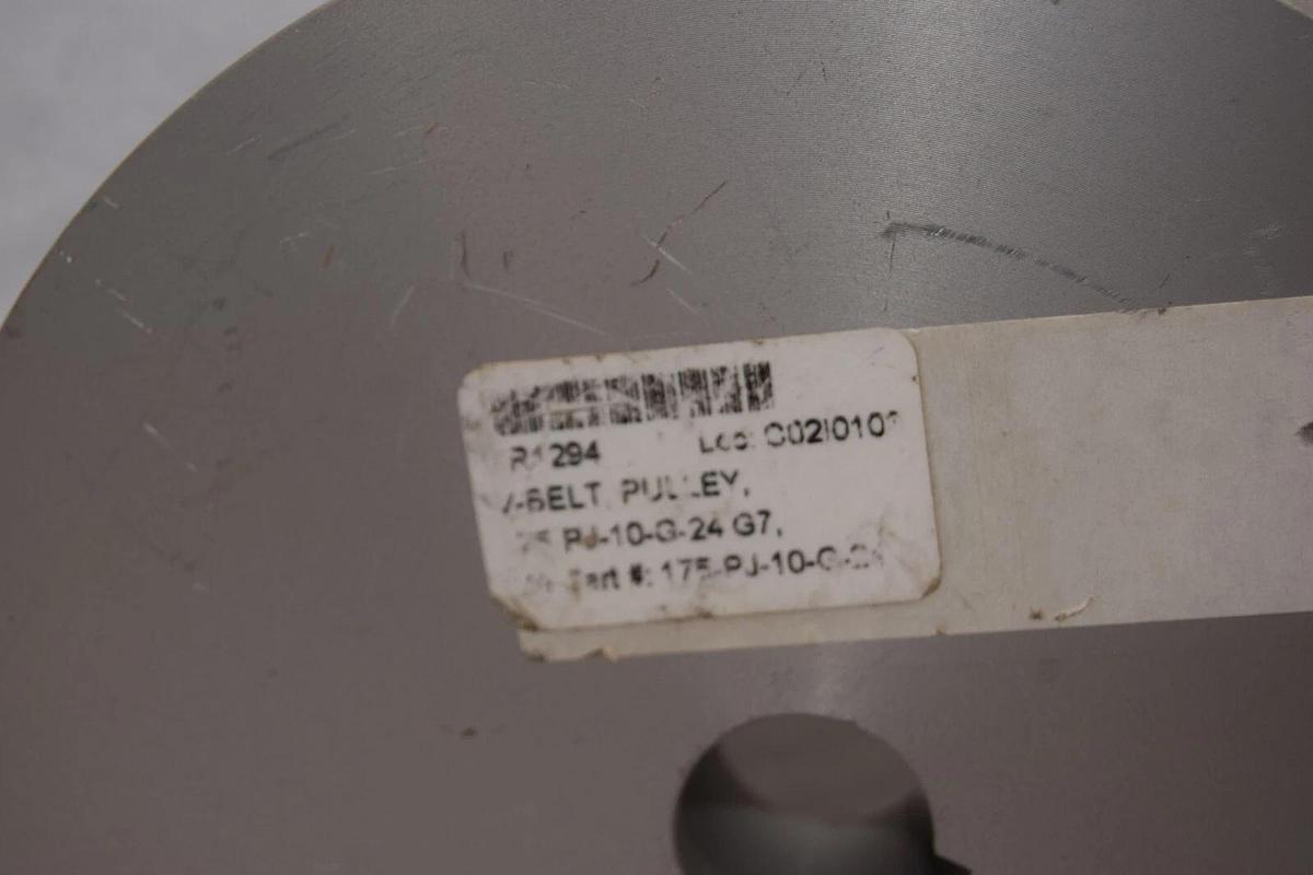 (NEW) 175-PJ-10-G-24 , PJ-10-G-24 G7 9-Groove Approx. 6 7/8" Dia. V-Belt Pulley