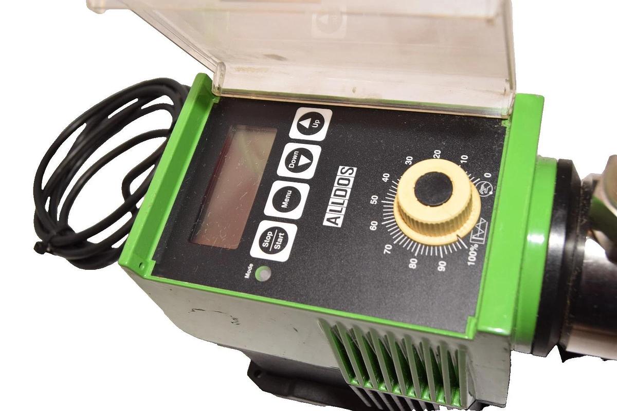 Used Alldos Eichler Gmbh 205-0.8 D02/A04/V01/P02 E26 0.254gph Metering Pump *Chip*