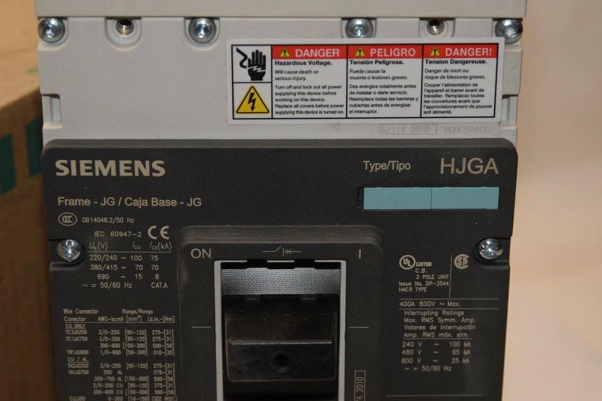 SIEMENS 3VL4140-2GE33-0AA0 Breaker 400 Amp 400A HJX3P400F HJGA (NEW)