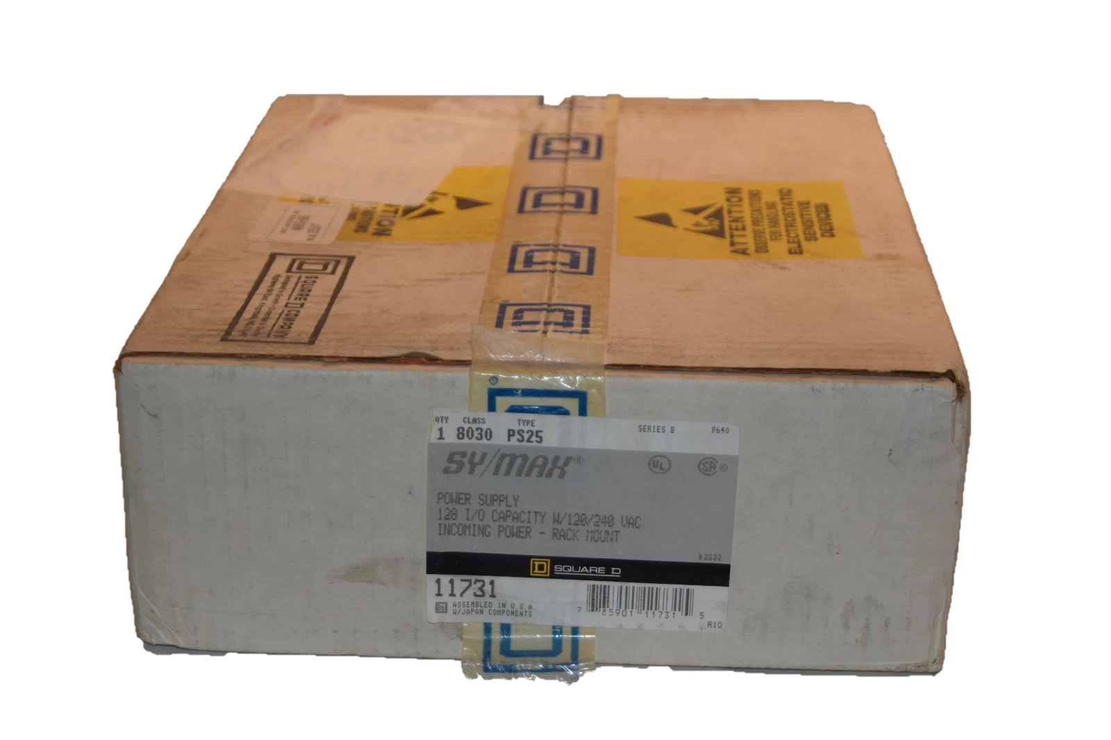 Used (New) SYMAX Square D 8030-PS25 8030PS25 8030 PS25 ser: B PS-25 SY/MAX
