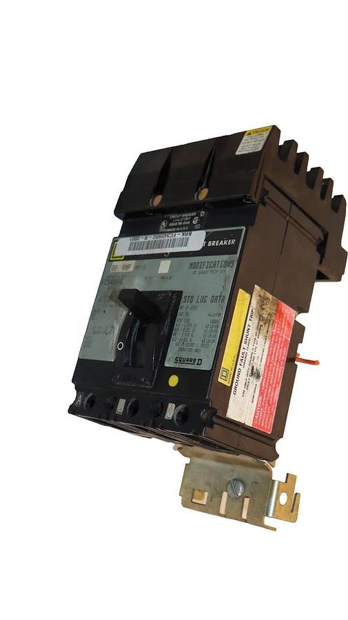 Used Square D 90A 90 Amp Circuit Breaker FC34090G Series 3 Shunt Trip 480VAC