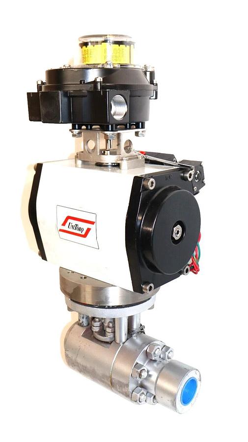 (NEW) UNITORQ M-148 DA/DLS HT Actuator W/Valve B8L1-SW-STD & 8551 A001 MS size 1