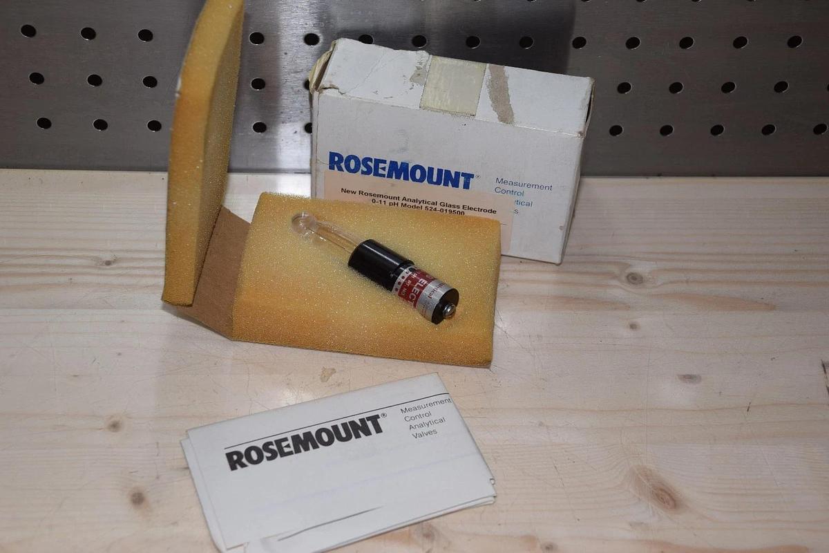 ROSEMOUNT ANALYTICAL 524-019500 524019500 Analytical Glass pH Electrode Ph 0-11