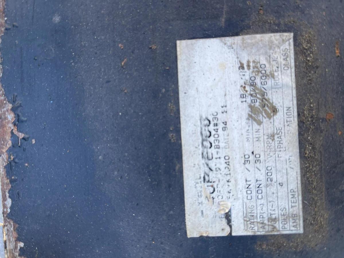 Used Fanuc A06B-0731-B304#3000 AC Motor, 200V 575/4500RPM 30Amp 4 pole A06B-0731-B304