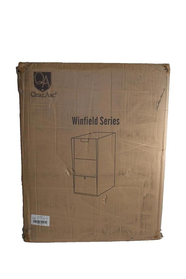 (NEW) QUALARC WF-VACMB Large Capacity Galvanized Steel Locking Mailbox Black