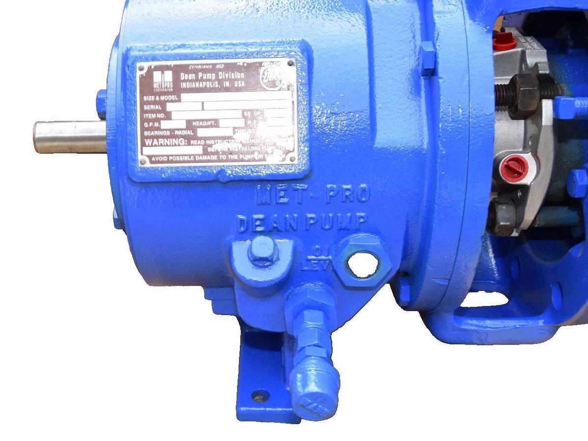 MET PRO Metpro Dean Pump 1x3x8-1/2 R-4146 R434-26B 90gpm 3500rpm *Refurb*