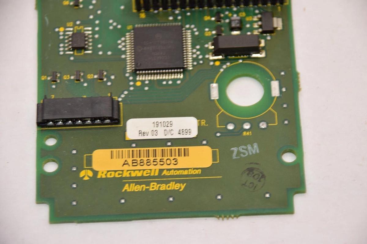 Used ALLEN BRADLEY 191029 Rev 03 , AB885503 Keypad Controller Base Board