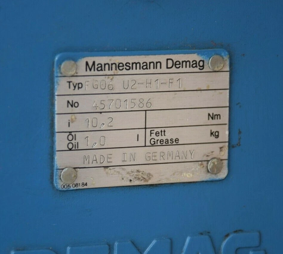 DeMag R4224 DRF-200 45701586 Friction Wheel Drive FG06 U2-H1-F1 45701586