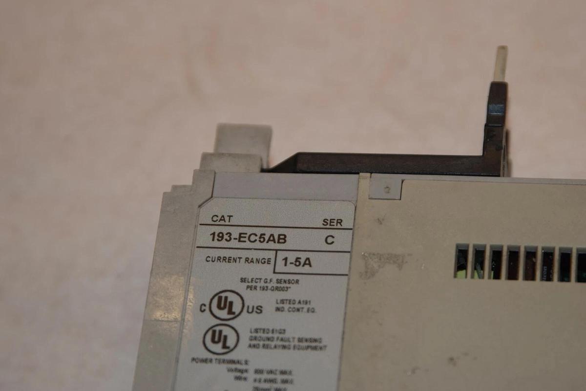 Used Allen Bradley Overload Relay 193-EC5AB Ser C 1-5A