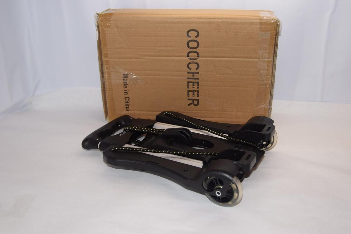 COOCHEER X002RWI45D Aluminum Folding Lightweight Hand Truck Max 80lbs (NEW)