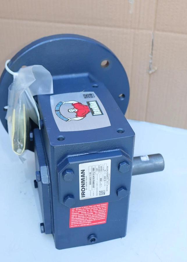 IronMan Grove Gear Box Gearbox Worm Speed Reducer GR-BMQ-824-5-L-180 5:1 LA NOS