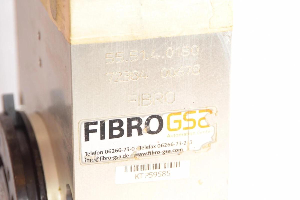 (NEW) FIBRO GSA 55.51.4.0180 7234 00678 Rotary Cylinder Actuator