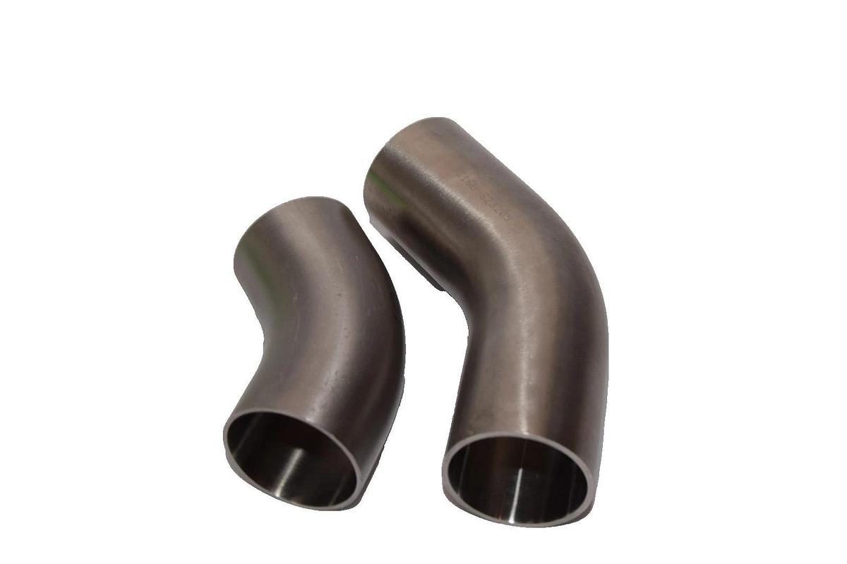 RJ 1-1/2" Sanitary 45° Sanitary Weld Elbow pipe Stainless s/s Fitting (New -2)