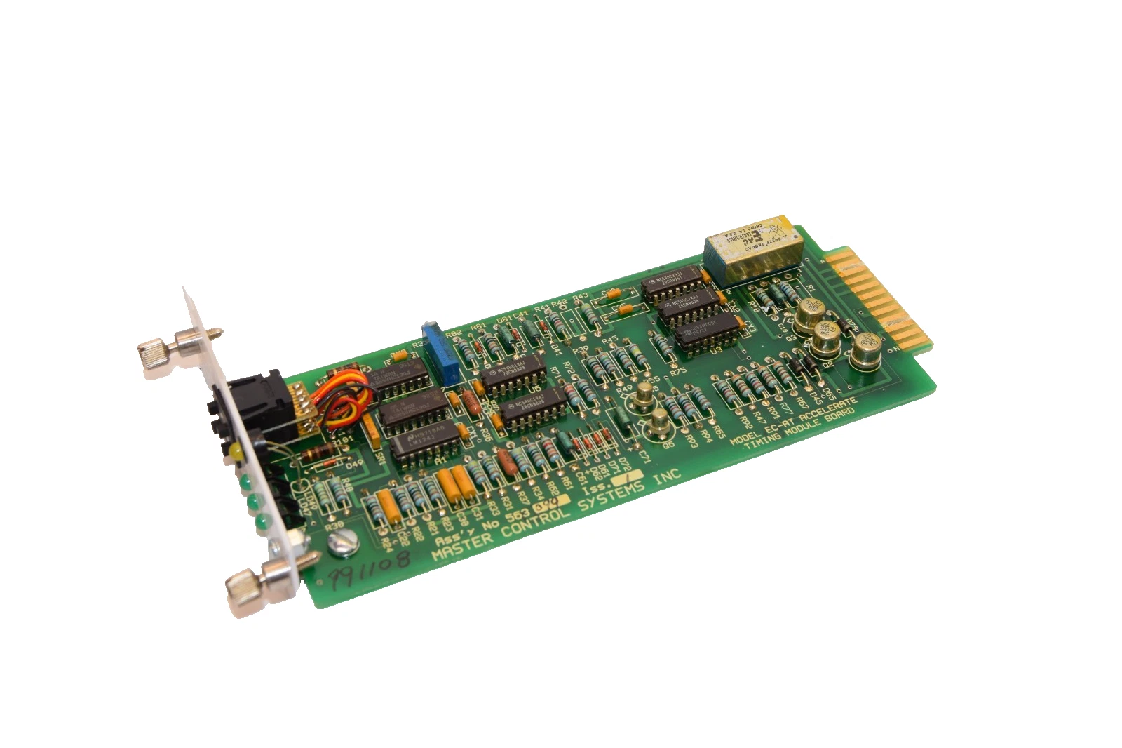 Used MASTER CONTROL SYSTEMS EC-AT ECAT 563099 Accelerate Timing Module Board Card