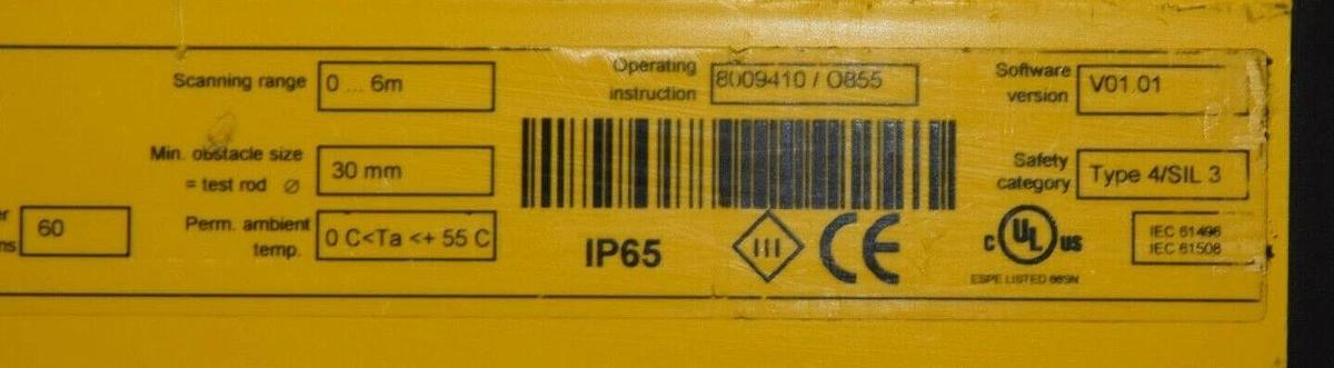 (New) SICK C40E-1203AG300 C4000 Series 1200mm 24Vdc  Light Curtain Basic+