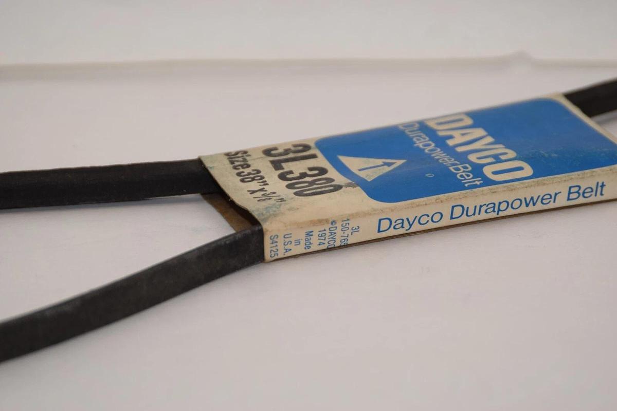 (NEW - Lot of 4) DAYCO 3L380 38" x 3/8" Durapower V-Belt USA