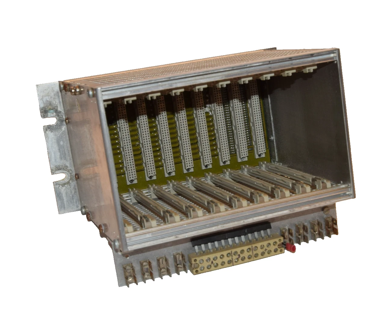 Used MULTIVAC 10 Slot Rack 86.850.0100.08 KUHNKE Plc Card 10 slot rack