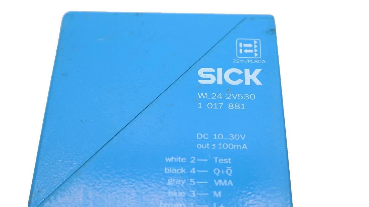 Used Sick Photoelectric Sensor Switch 10-30Vdc 100mA WL24-2V530