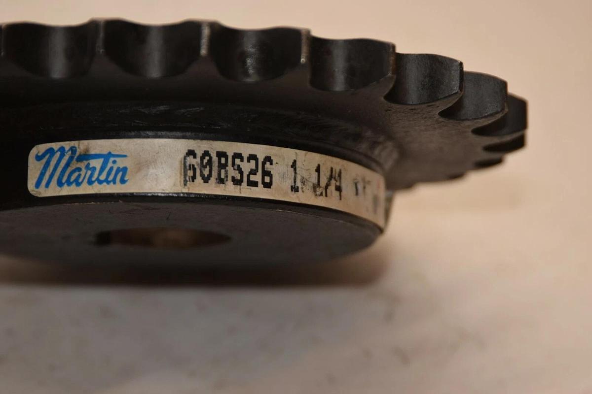 (NEW) MARTIN 60BS26 1-1/4" Bore 26 Teeth Sprocket