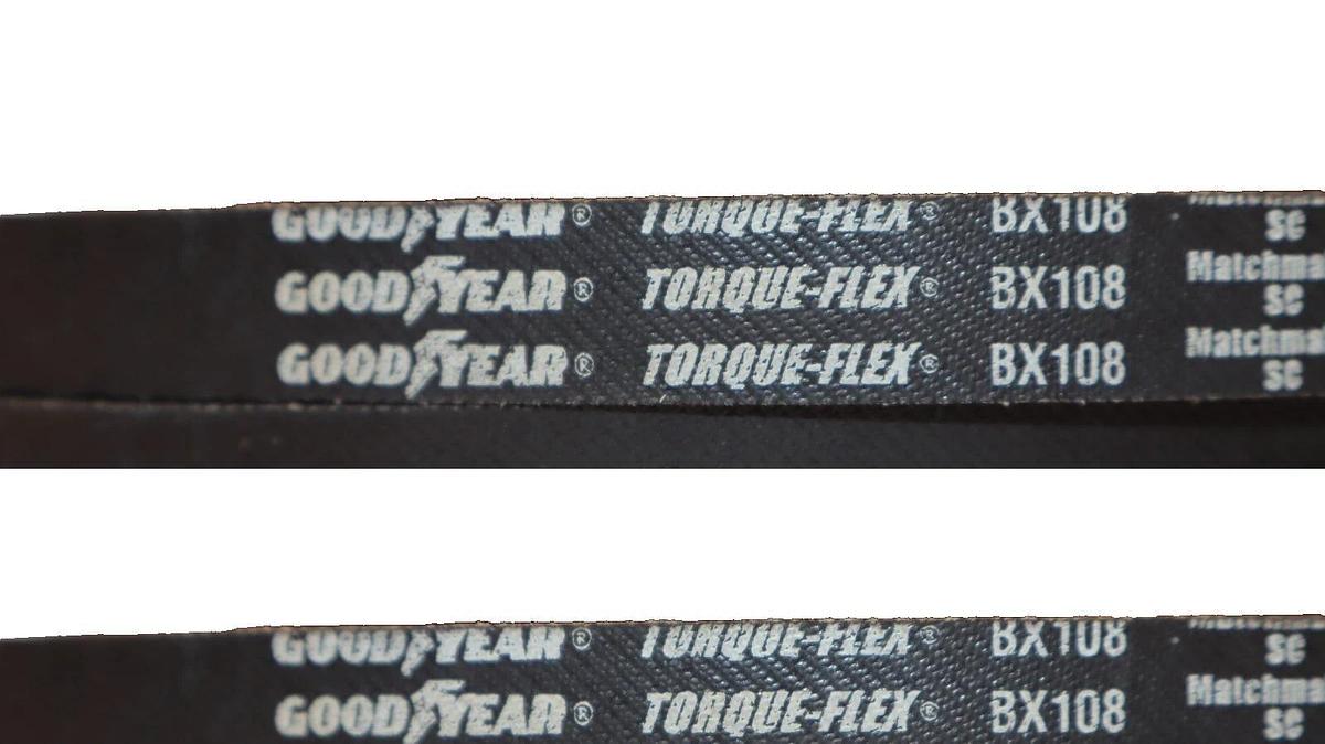 Goodyear Cogged V-Belt Belt BX108 Torque-Flex Matchmaker SC Vbelt BX-108 (New)