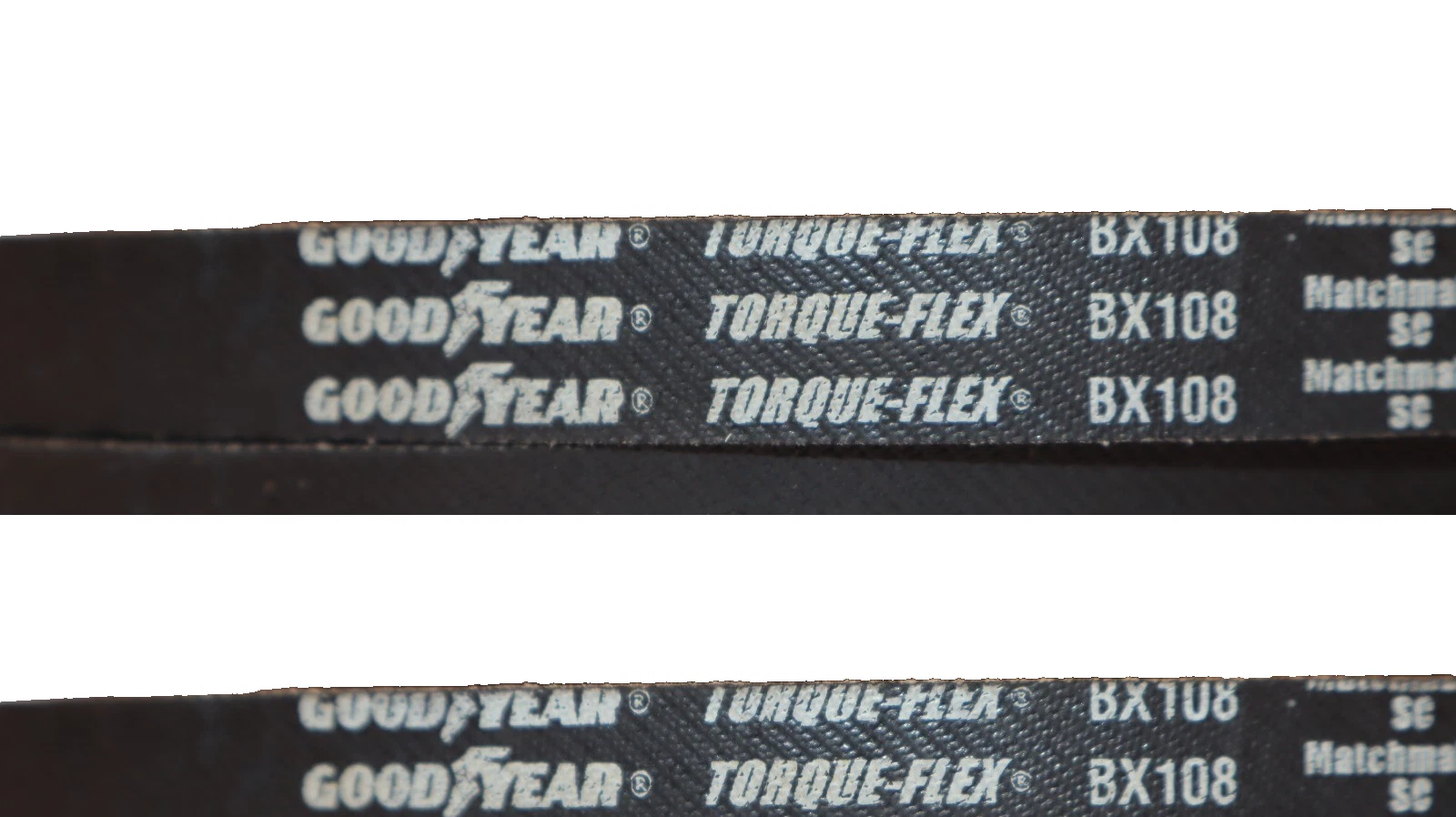 Goodyear Cogged V-Belt Belt BX108 Torque-Flex Matchmaker SC Vbelt BX-108 (New)