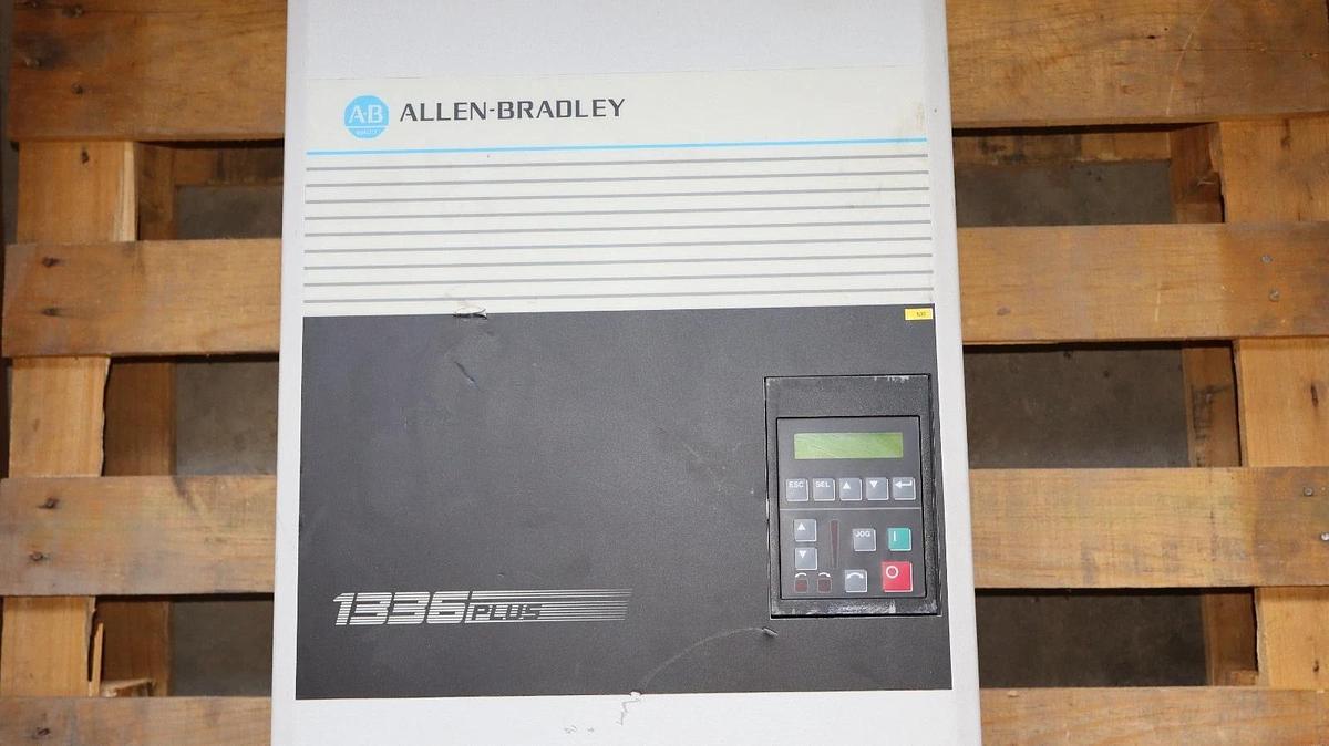 Used Allen Bradley 1336 Plus Adj Frequency Drive 1336S-B060-AE-FR Ser D 76kva 3ph