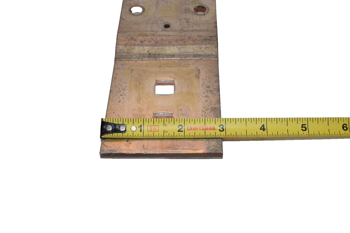 Used Buss Bar 10-1/4" x 2-7/8" x 1/4" Copper