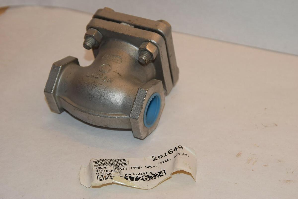 NEW LADISH 5271-2120-07B 2341TE 3/4" CHECK VALVE