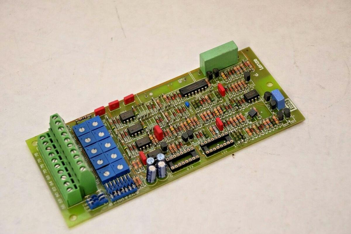 Used LENZE 2052 ANALOG BOARD CARD