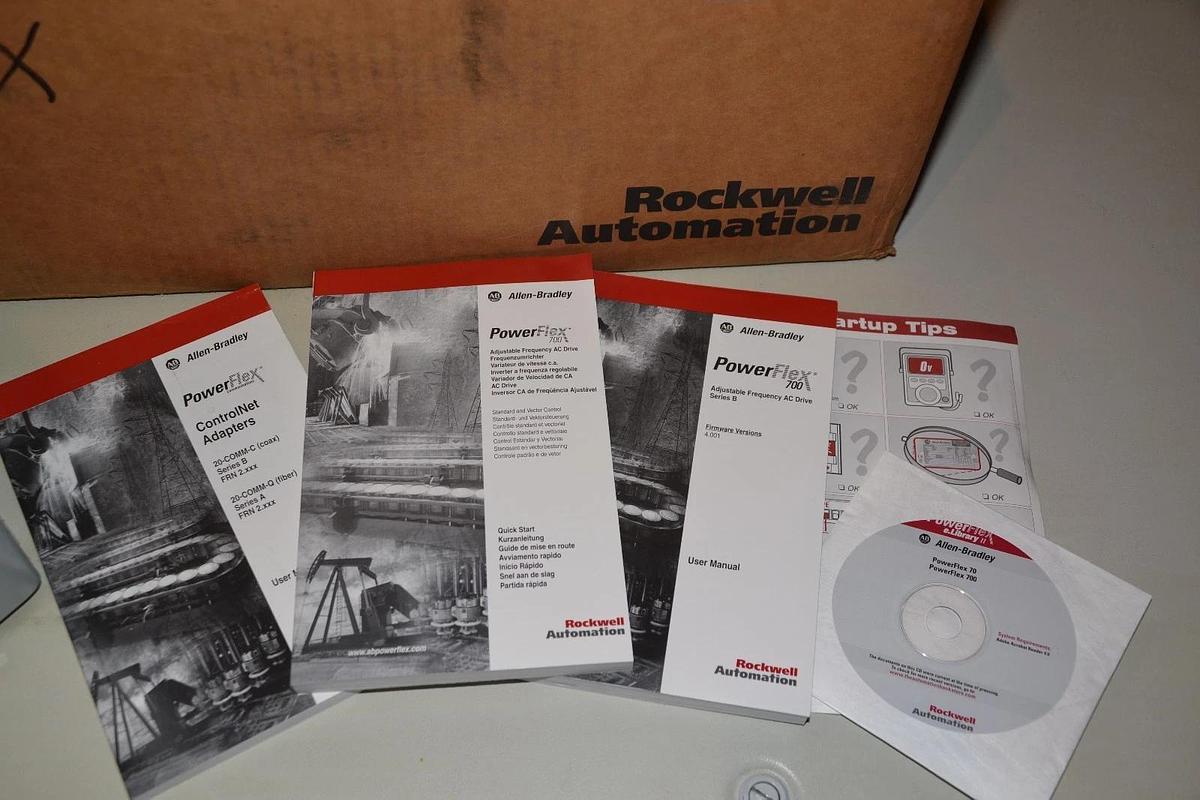 Allen-Bradley PowerFlex 700 1 HP 20BD2P1A3AYNACC0 480 VAC