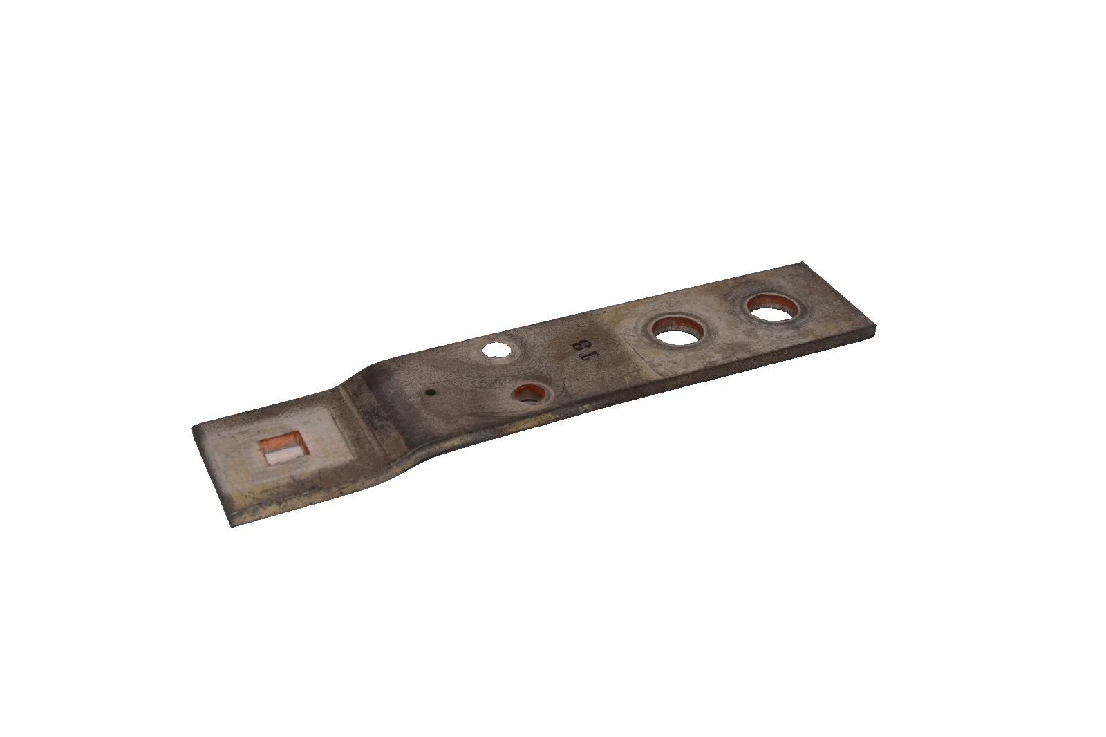 Used Buss Bar 9-1/2" x 2" x 1/4" Copper