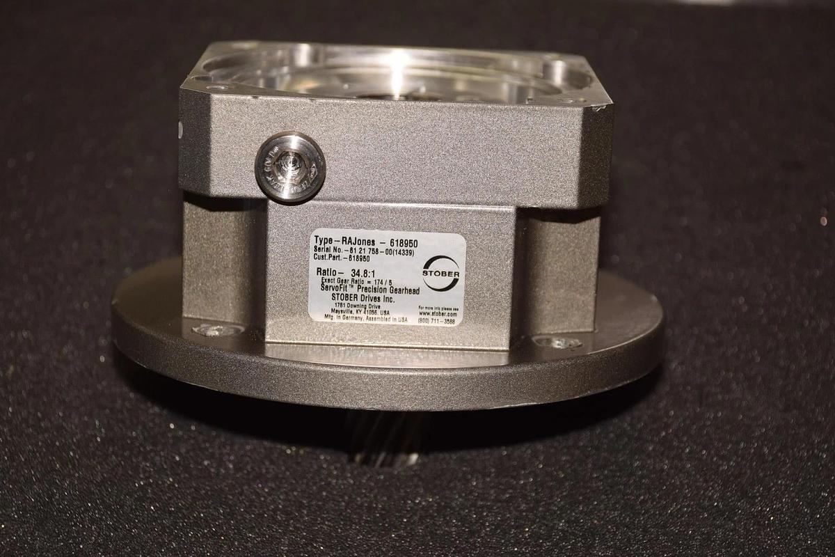 Used STOBER Drives Inc. RAJones 618950 Precision Gearhead  Ratio 34.8:1 = 174/5