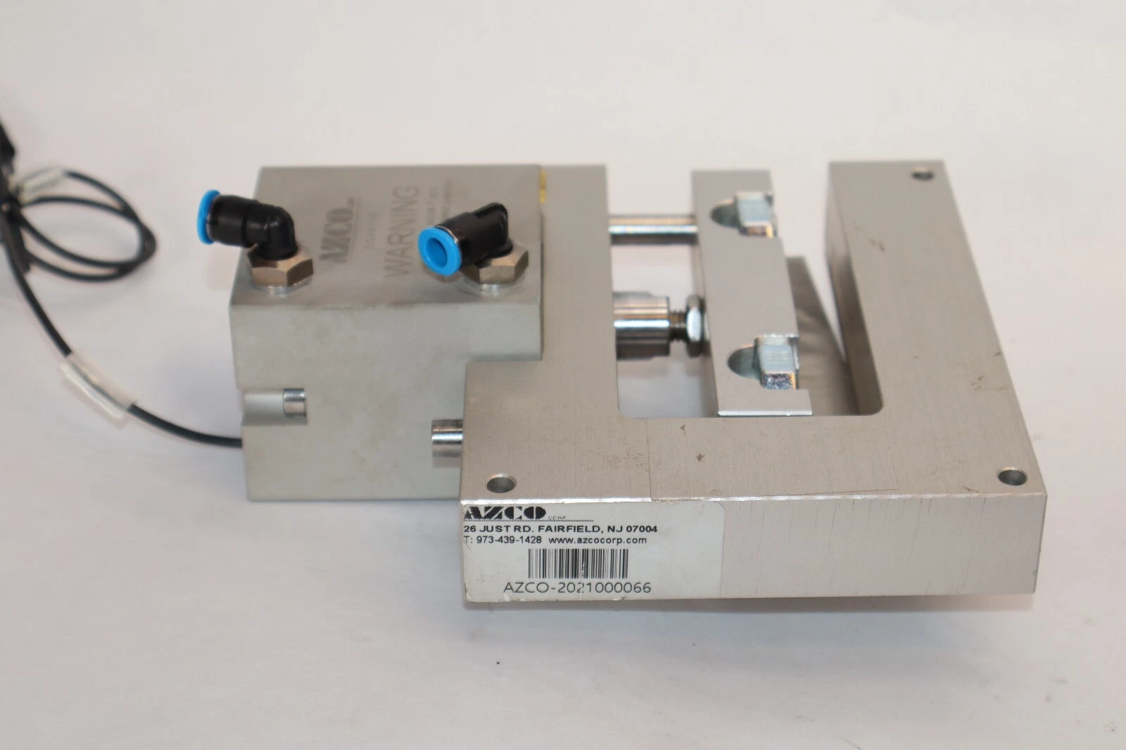 Used AZCO Guillotine Knife Assembly 9734391428 GO8011C , 2021000066 , 973-439-1428