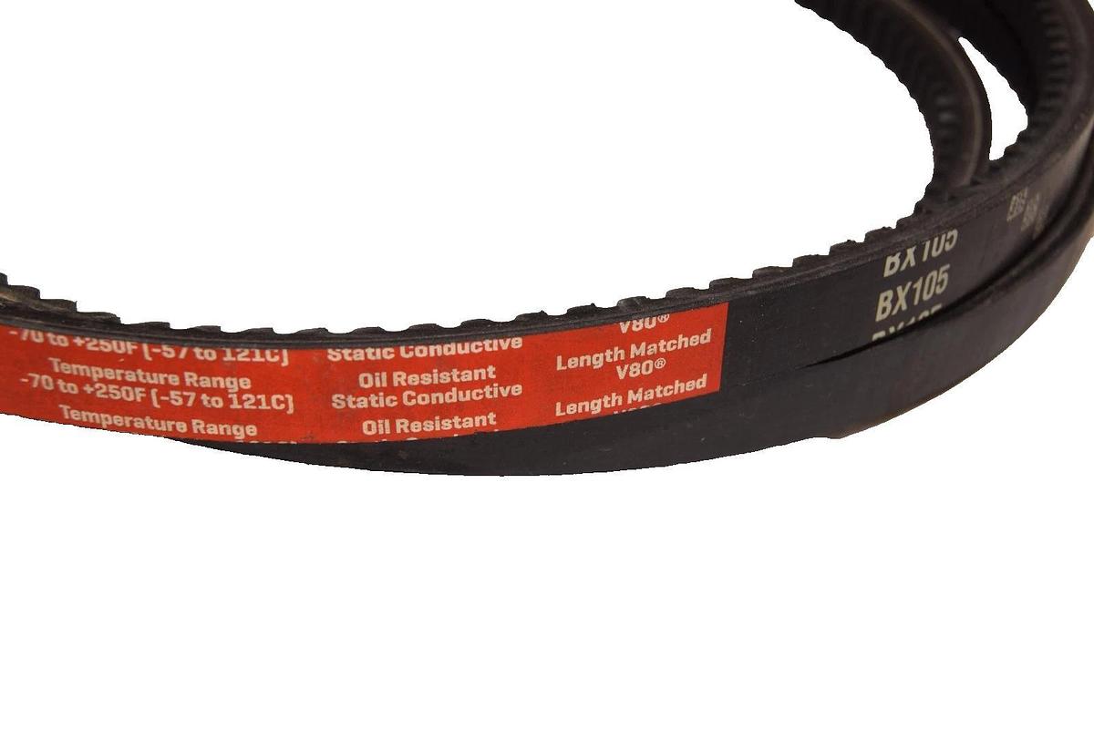 Gates Cogged V-Belt Belt BX105 BX-105 Tri-Power Static Conductive USA (New)