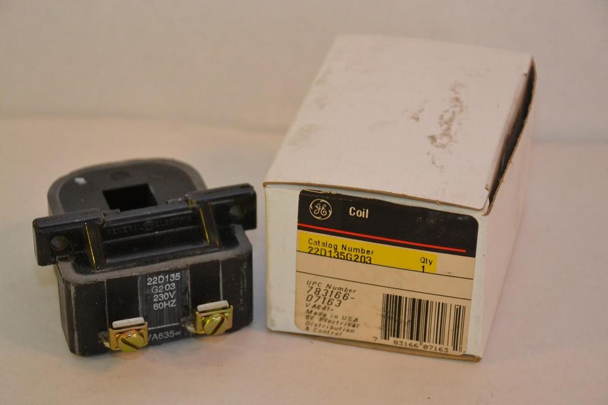 General Electric GE Coil 22D135G203 230v 60hz NEW