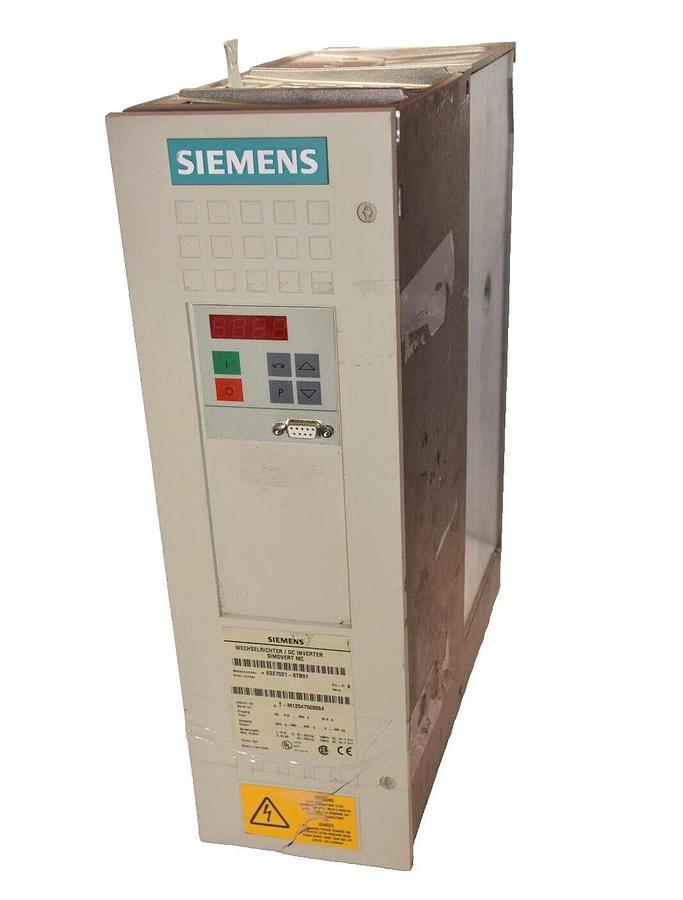 Used SIEMENS DC Inverter Simovert MC 6SE7021-8TB51 w/6SE7021-8TB51 380/480v *read*