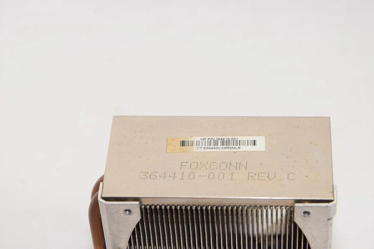 Used FOXCONN 364410-001 Rev C CPU Aluminum Copper Heatsink
