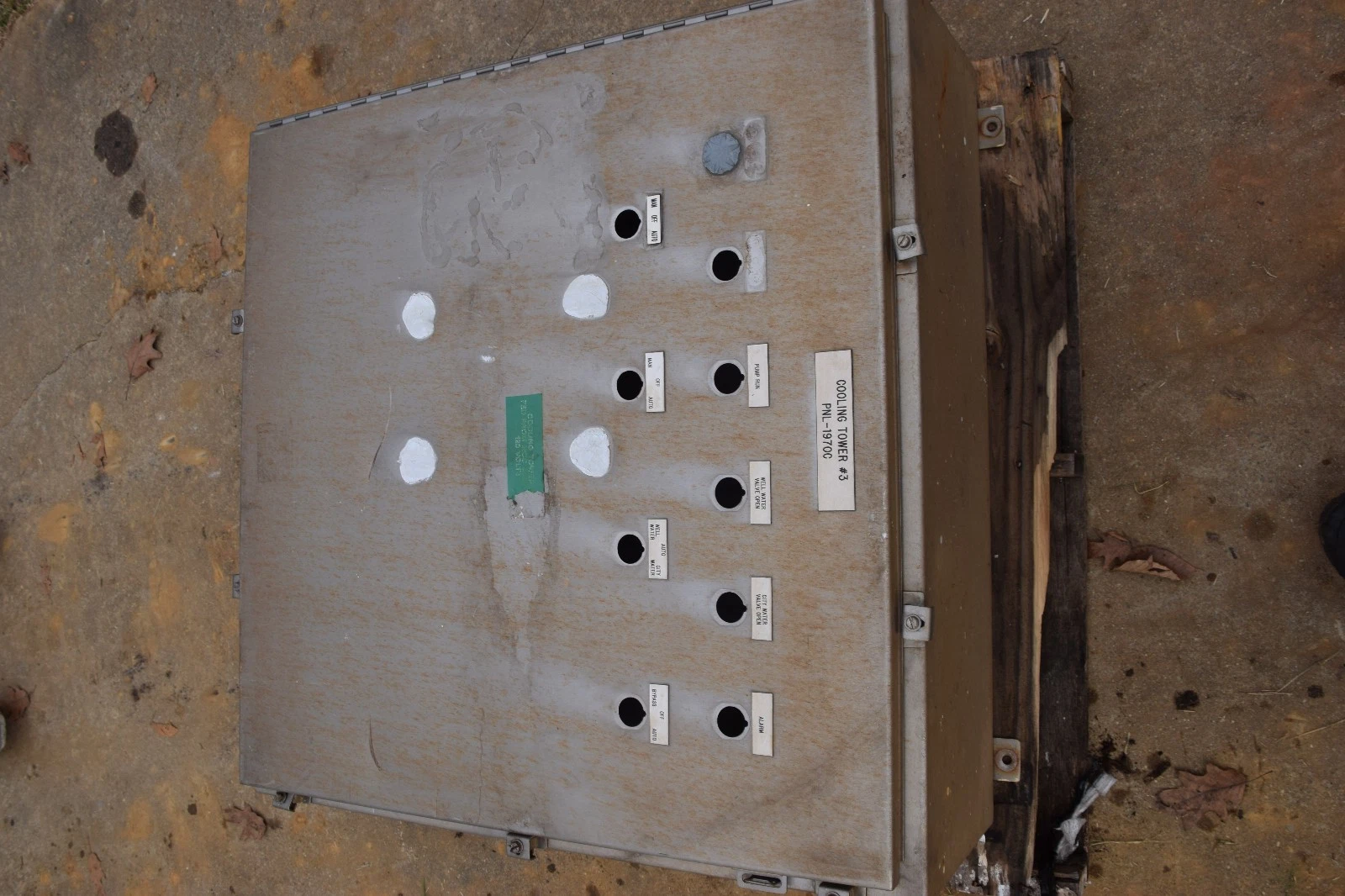 Used Hoffman S/S A-36H3612SSLP Industrial Control Panel SS Enclosure 36"x 36"x 12"
