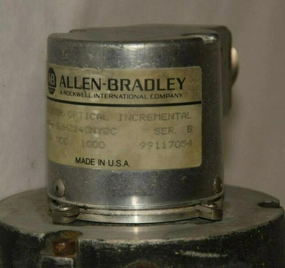 Used ALLEN BRADLEY 1326AB-A2E-11-A4 3000rpm 5/8" AC Servo Motor With Encoder