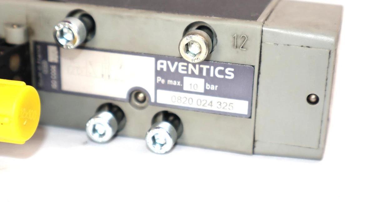 Aventics 0820024325 , 0820 024 325 10 Bar Pneumatic Solenoid Valve (New)