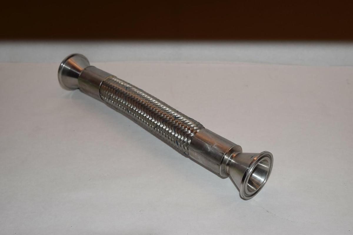 Used ISD MBC-16-SS 2D843 3/4" 12" SS Stainless steel BRAIDED Strain Flex HOSE