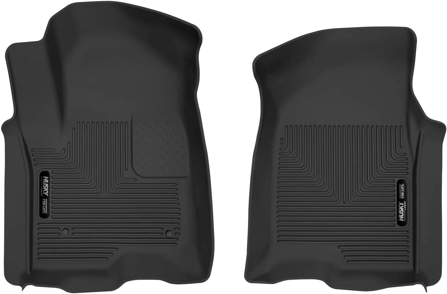 Husky 54101 X-act Contour Front Floor Liners Black 2019-2020 1500 2500 3500 NEW