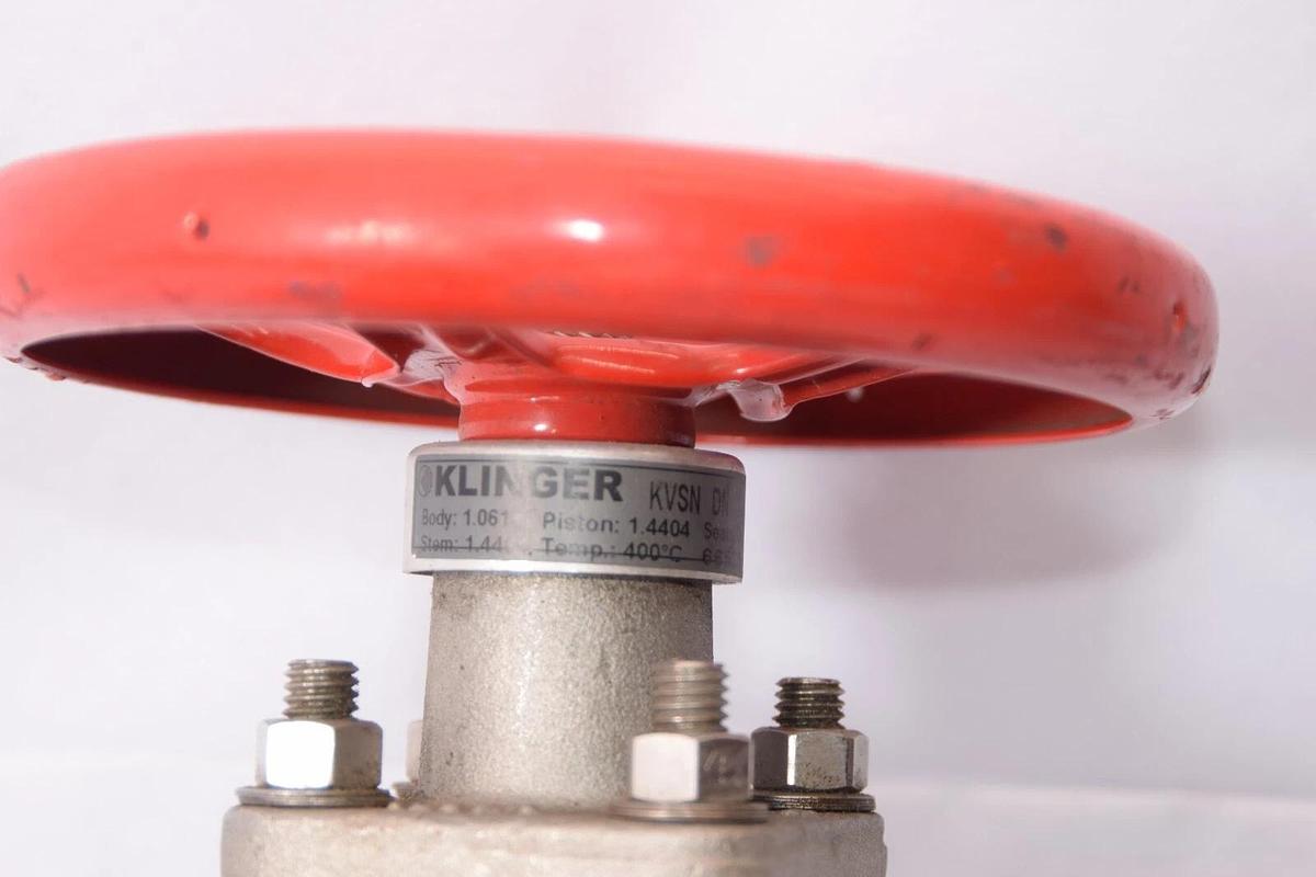 (NEW) KLINGER 900CWP KVSN DN 1" Weld In Socket Piston Valve