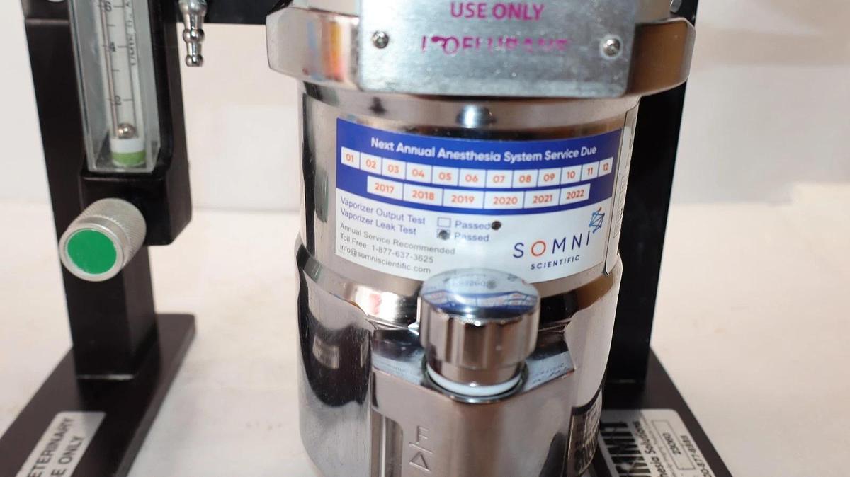 Used Summit Anesthesia Solutions System Vet Veterinary Use