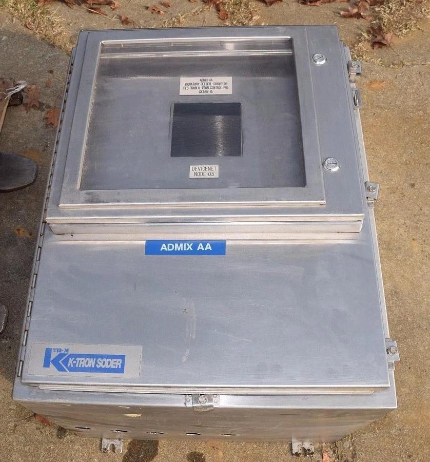 Used Hoffman SS Industrial Control Panel S/S Enclosure 24"x 30"x 20" K-Tron Soder