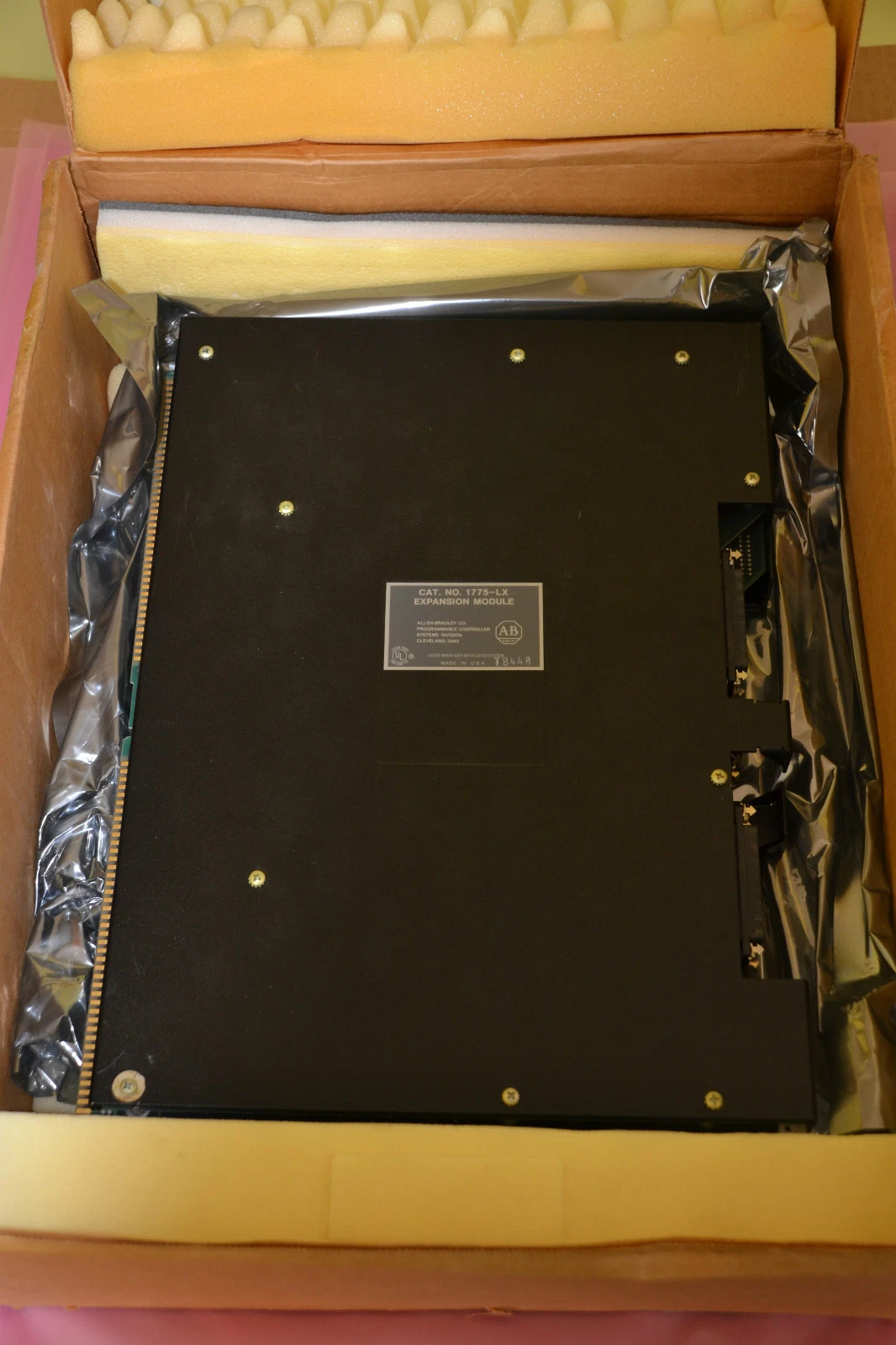 Used ALLEN BRADLEY EXPANSION MODULE 1775-LX 1775 LX 1775LX