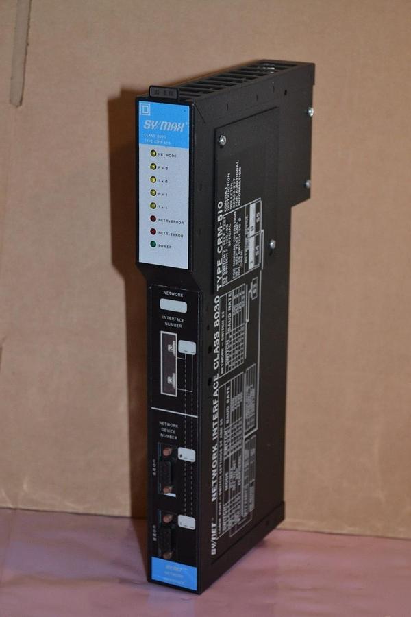 Used Square D Sy/Max Symax Sy/Net Network Interface 8030 CRM-510X CRM-510 H2 Rev 5